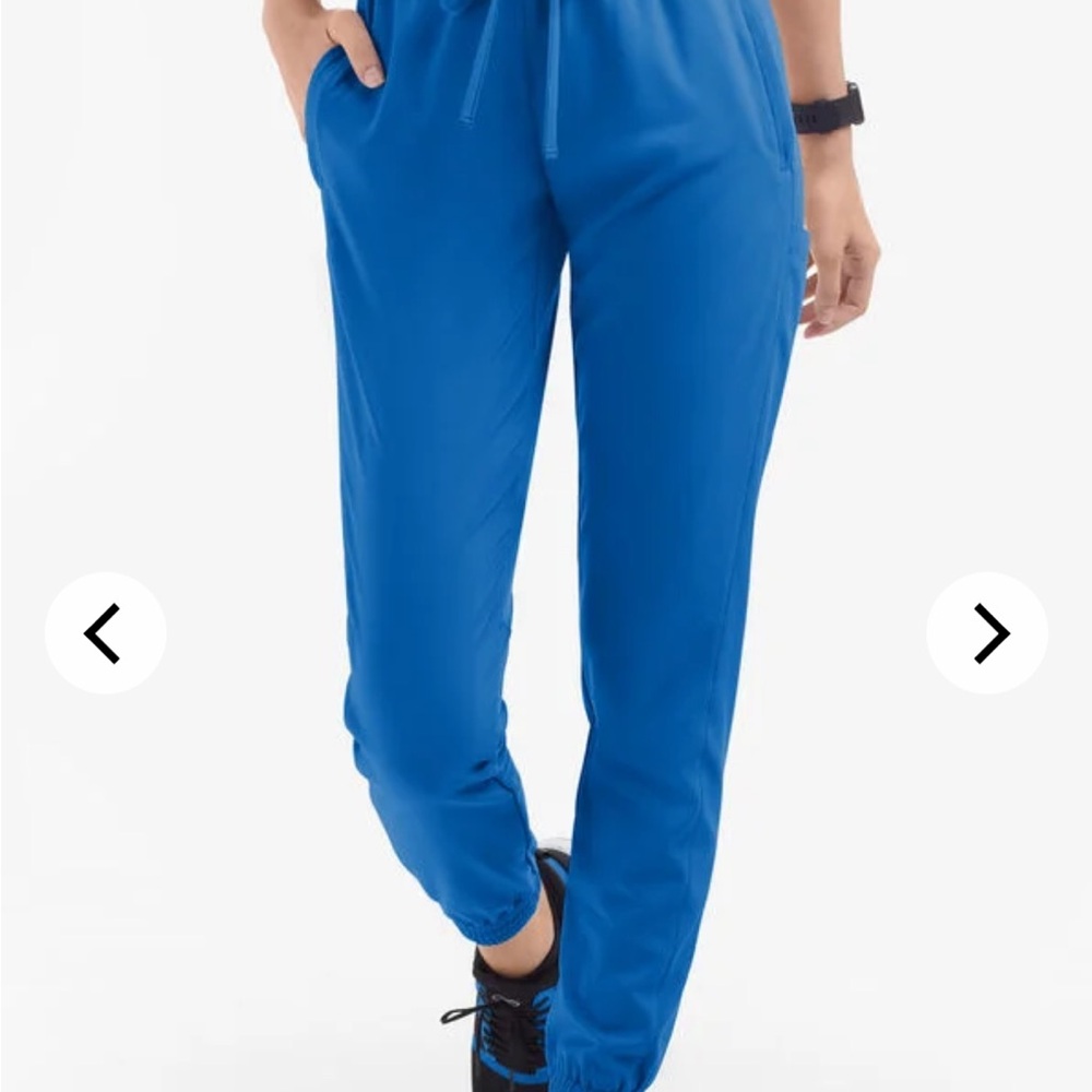 Women's Blue Jogger Scrub Pants